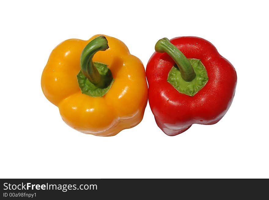 Red And Yellow Pepper