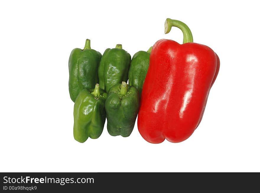 Red Pepper And Sweet Pepper