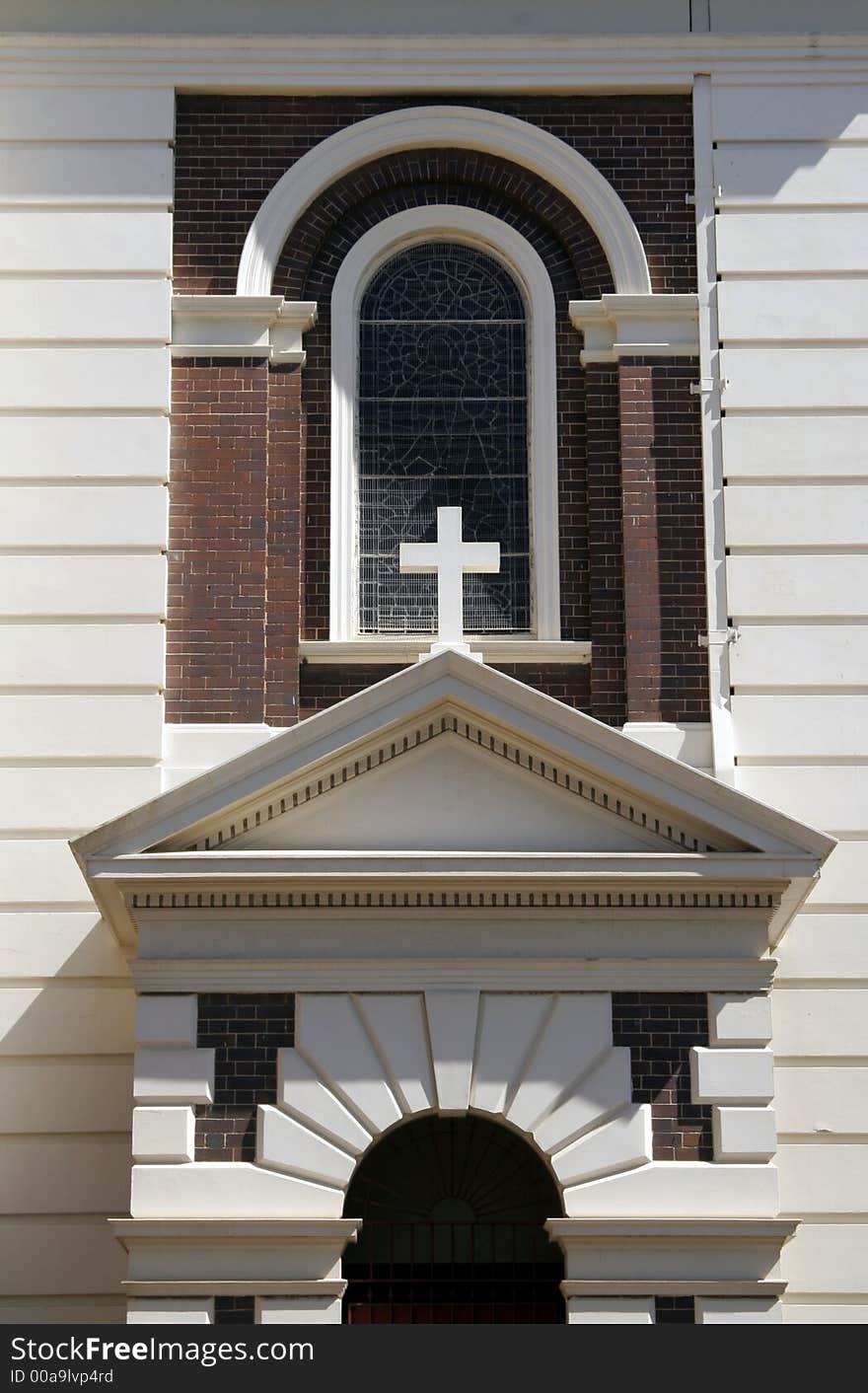 Window Of A Modern Church, Building in Sydney, Australia. Window Of A Modern Church, Building in Sydney, Australia