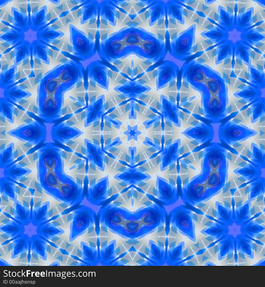 The abstract pattern imitating snowflake. The abstract pattern imitating snowflake