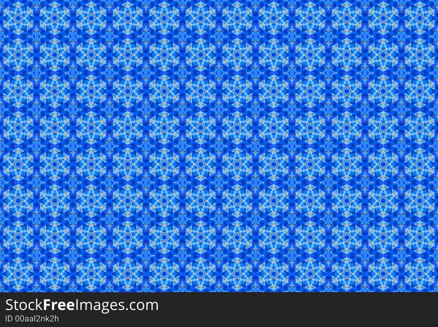 The abstract pattern imitating snowflakes