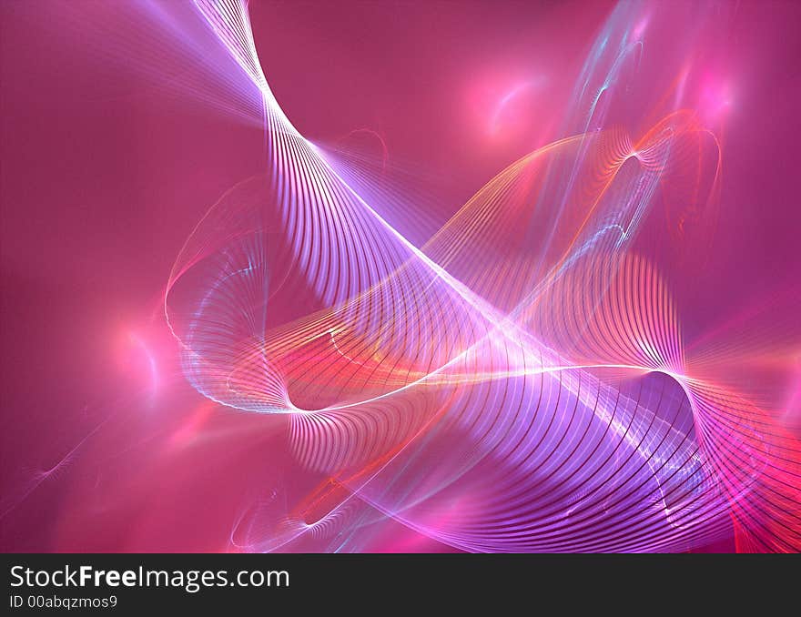 Abstract background with waves and motions