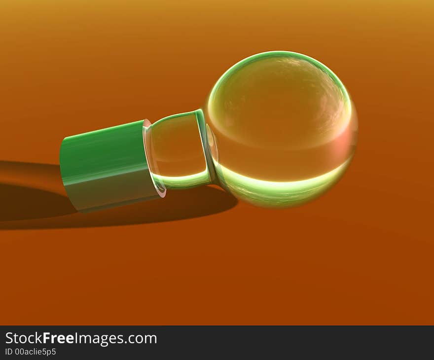 A conceptual image of a lightbulb. A conceptual image of a lightbulb.