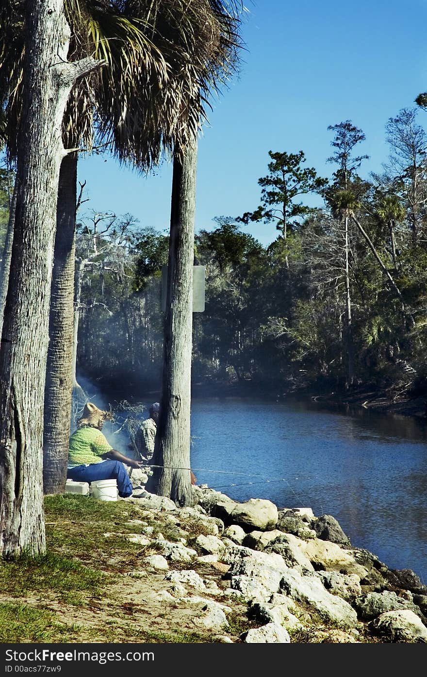 Fishing on the River