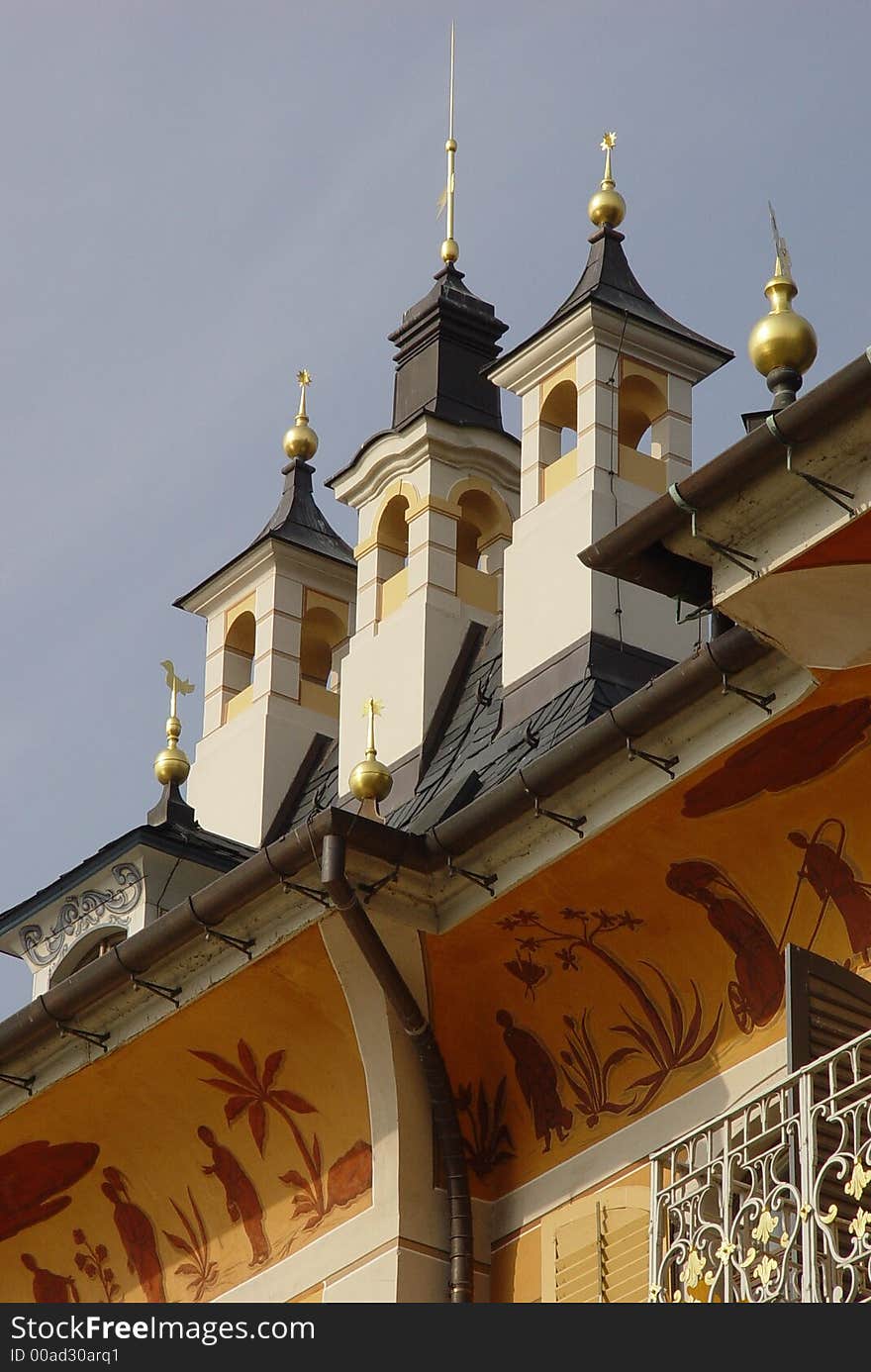 Detail of the orientalist Pillnitz palace near Dresden, Saxony, Germany. Detail of the orientalist Pillnitz palace near Dresden, Saxony, Germany.