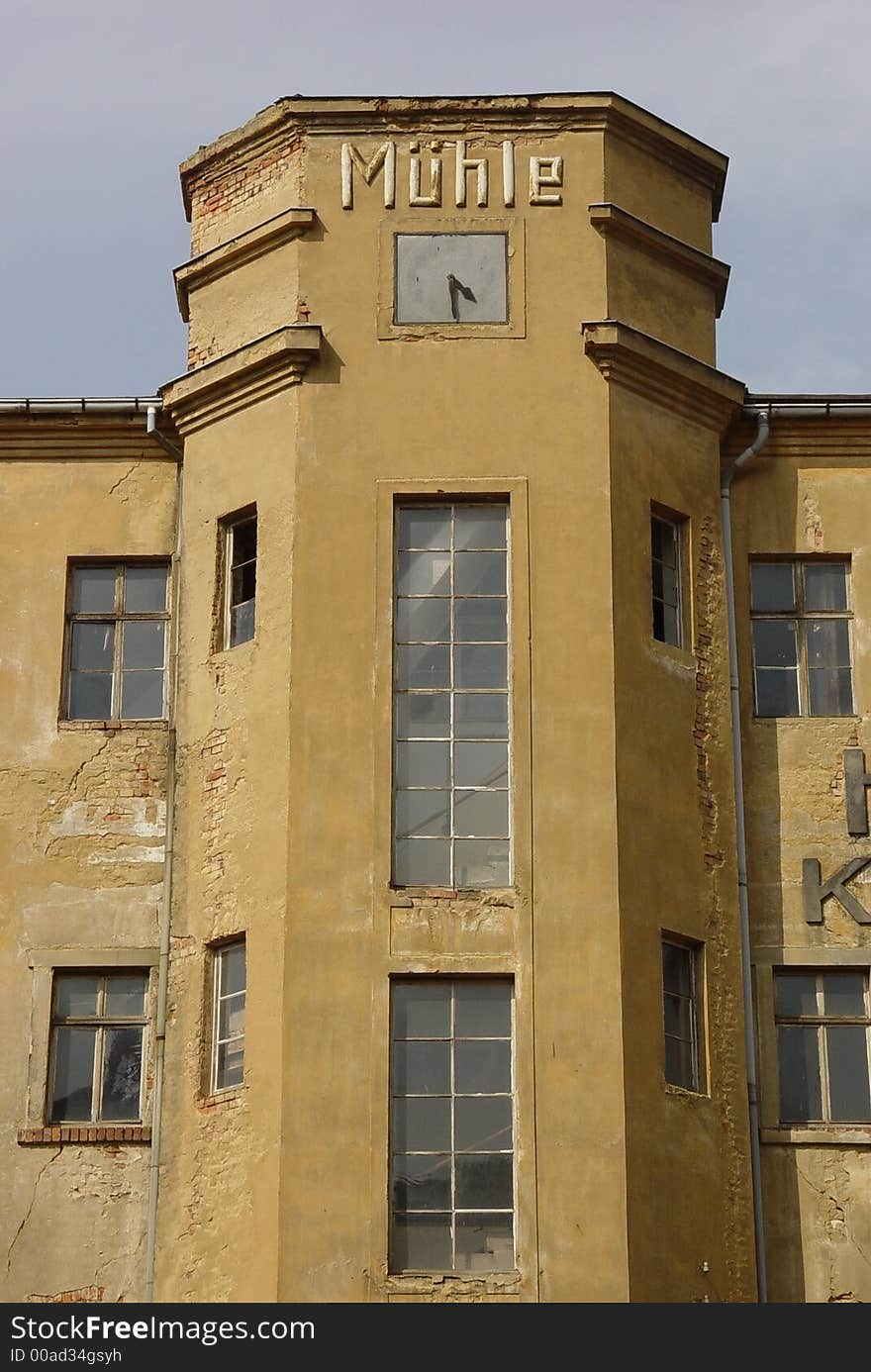 An industrial ruin in the Saxon town of Meissen, renowned porcelain centre. An industrial ruin in the Saxon town of Meissen, renowned porcelain centre.