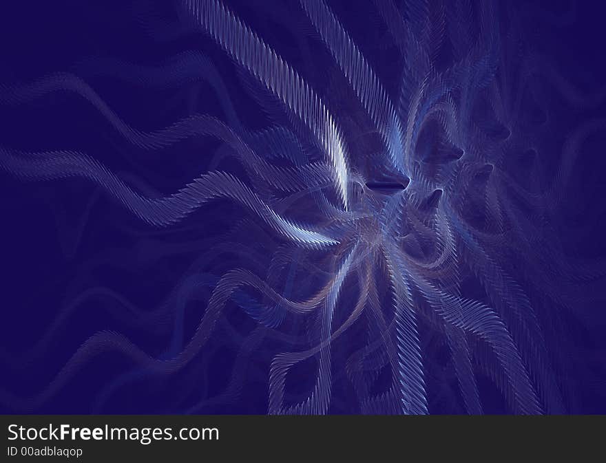 Fractal abstract - waves, background, texture, wallpaper