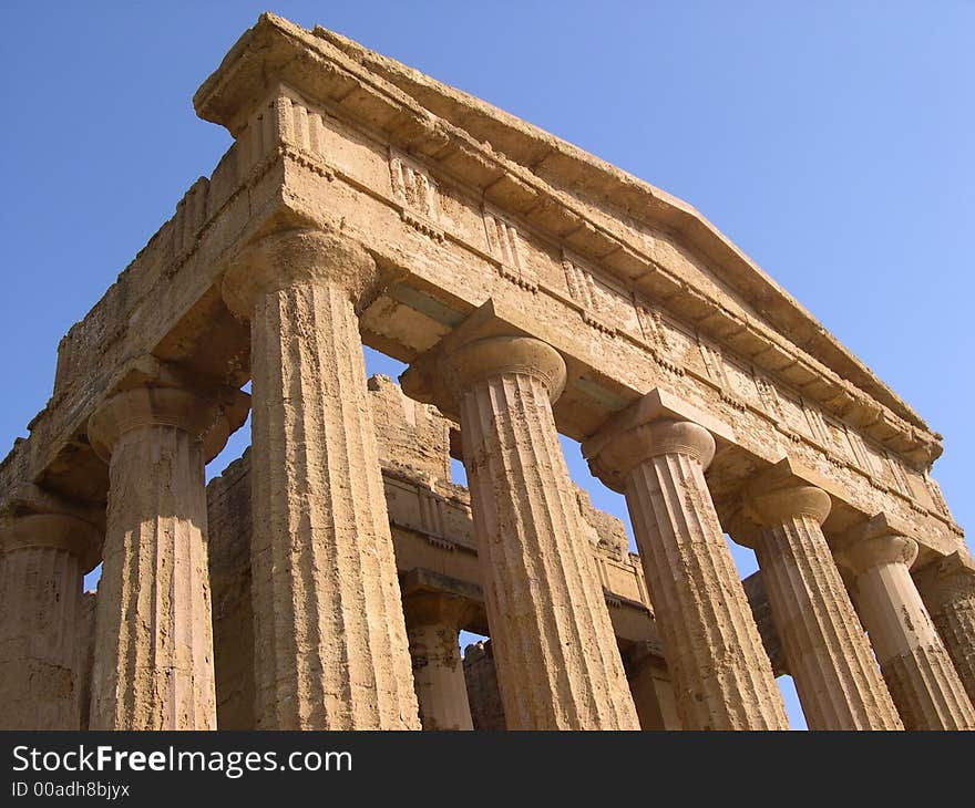 Concordia Temple in Agrigento, Sicily