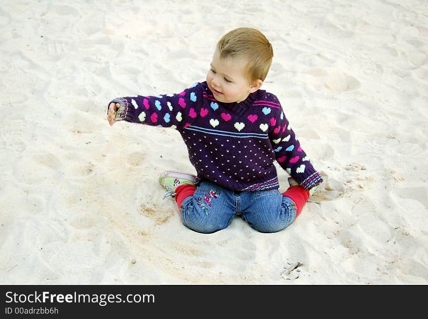 Baby At The Beach