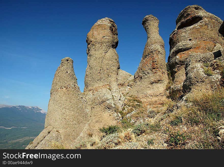 Crimea. Summer. View of montains. Crimea. Summer. View of montains