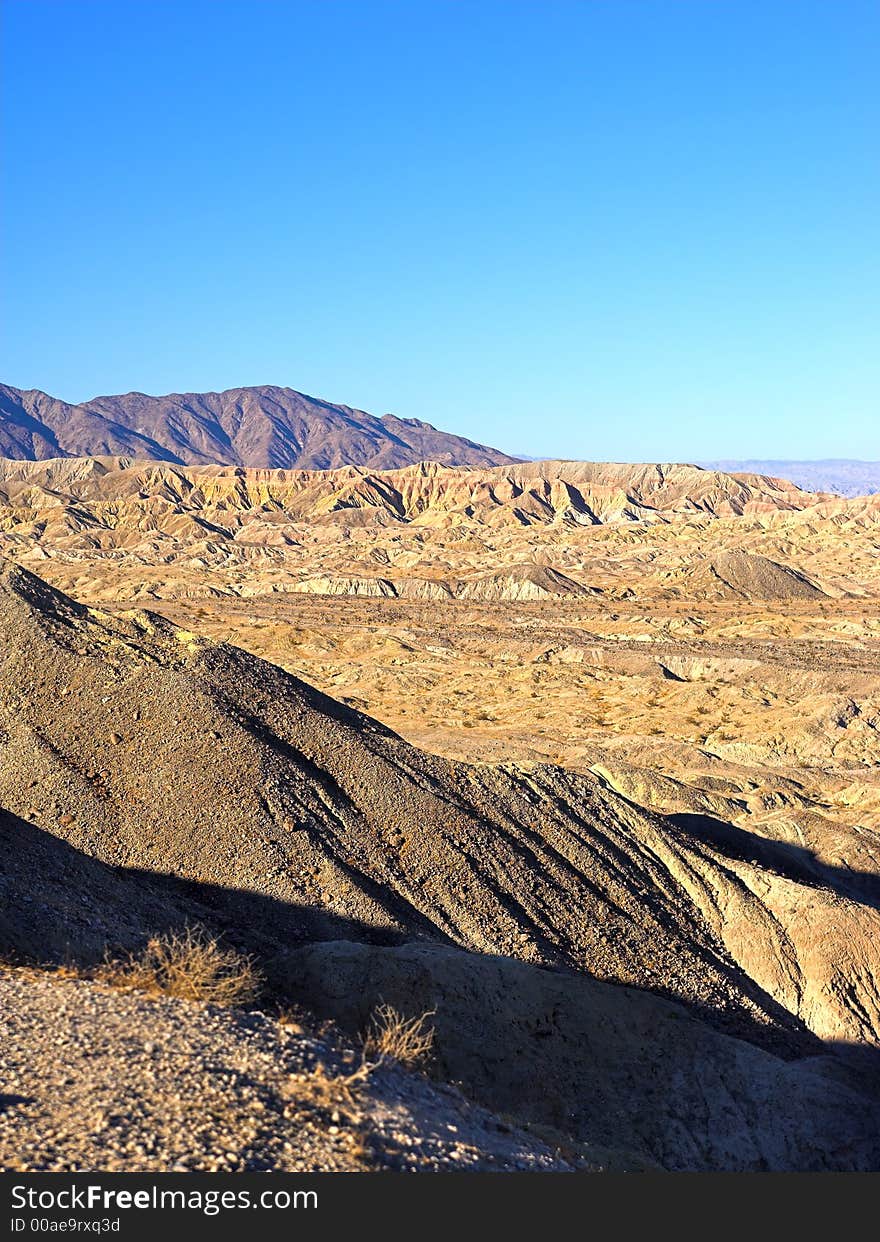 Californian desert east of San Diego (near Salton Sea). Californian desert east of San Diego (near Salton Sea)