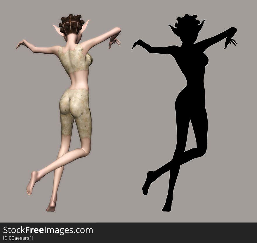 Digital figure for your artistic creations. Digital figure for your artistic creations