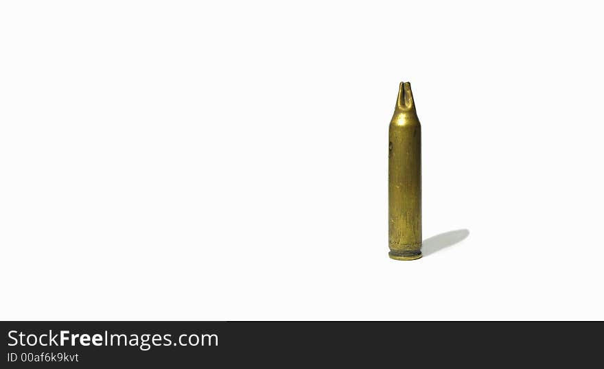 Bullet (on a white background with space for text)