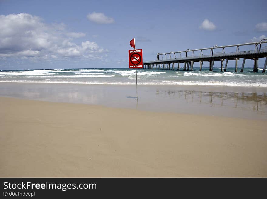 Dangerous surf