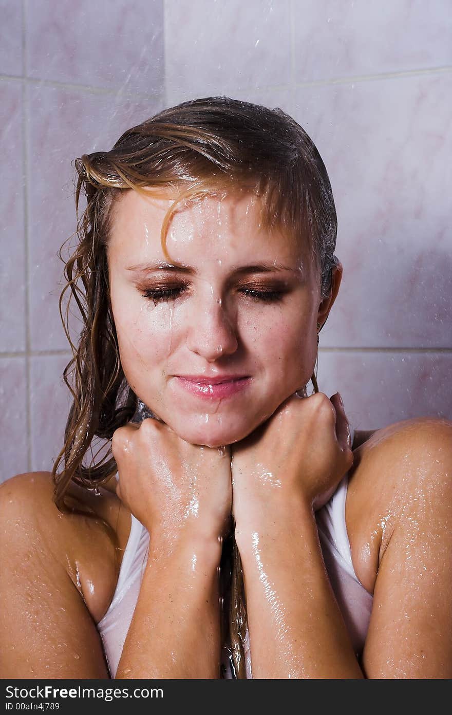 Woman in water