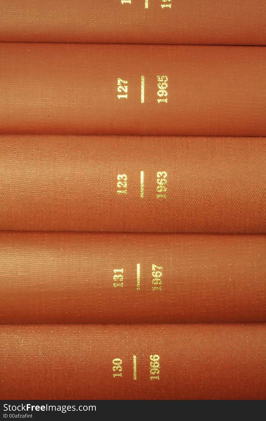 Vertical Stack of Reference Books