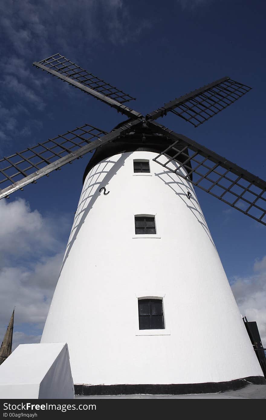 Windmill. Lytham St Annes,UK.
Wide angle shot with blue sky