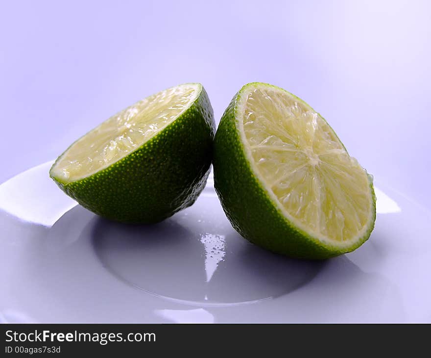 A close up of a lime.