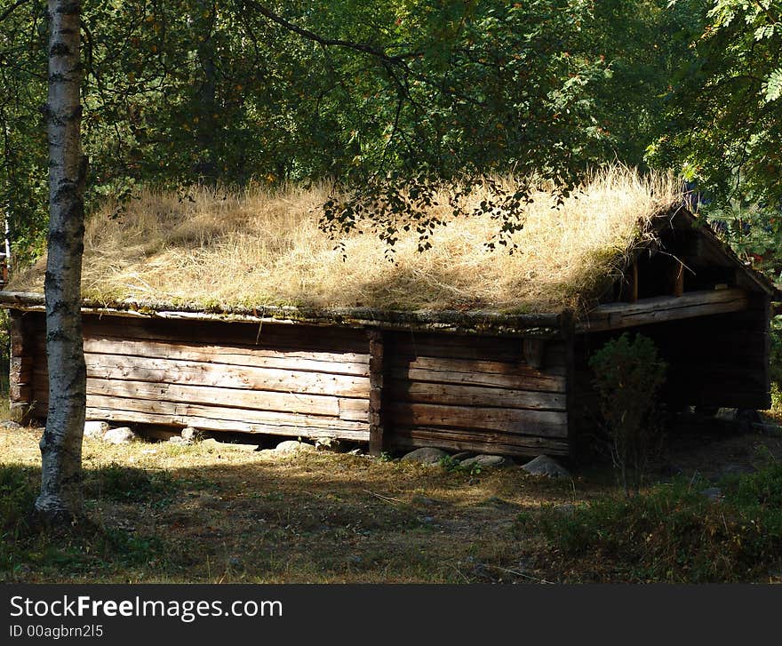 The shed used for storage of forages the last centuries