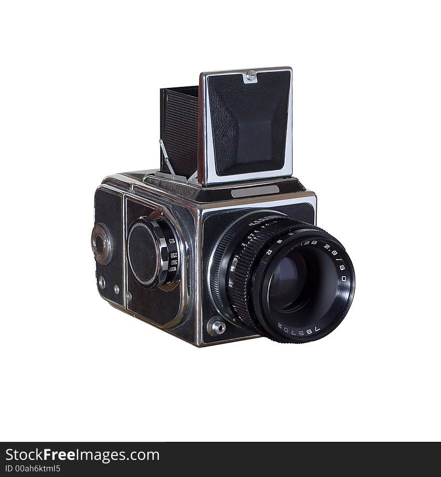 Film camera of an medium format