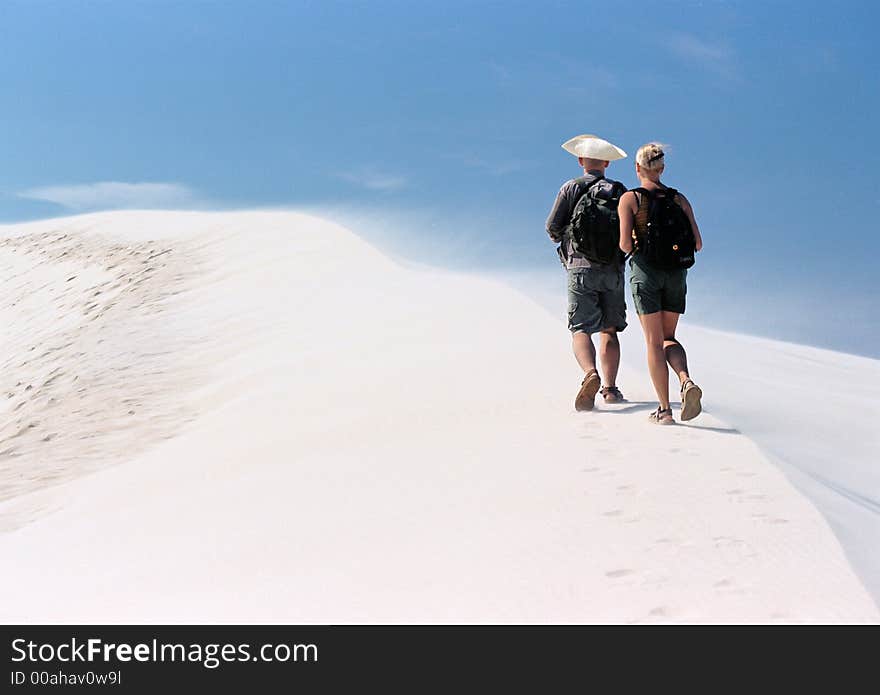 Desert near sea in Poland. Desert near sea in Poland