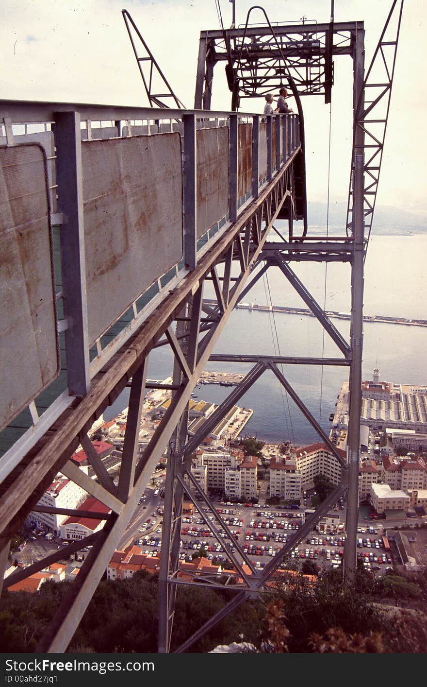 Gibraltar Cable Car Gantry