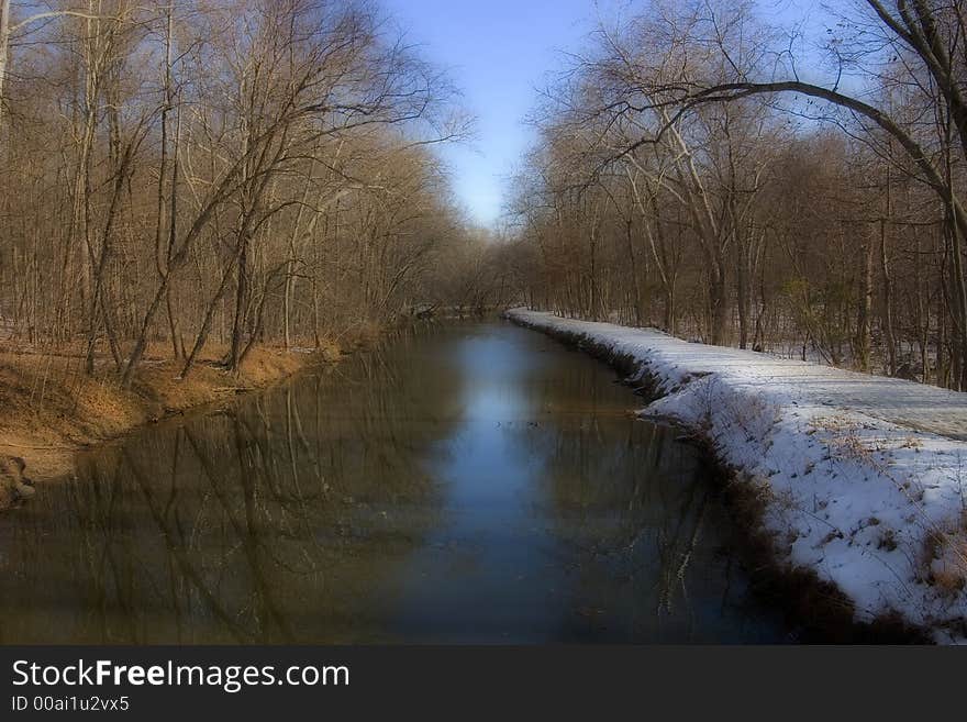 Snowy Towpath