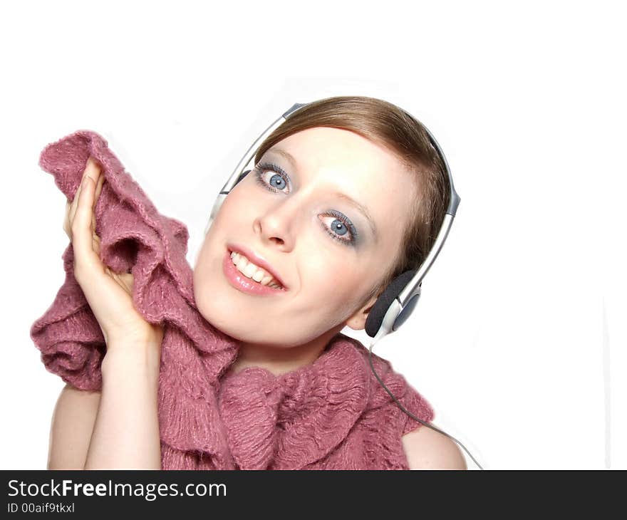 Girl With Headphones