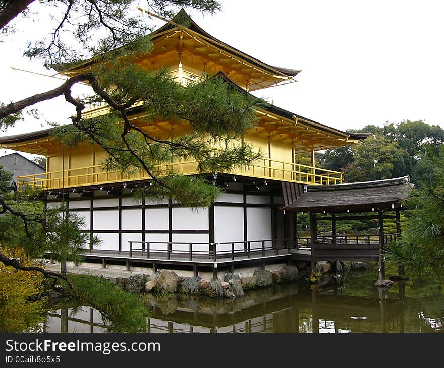 Temple in a garden