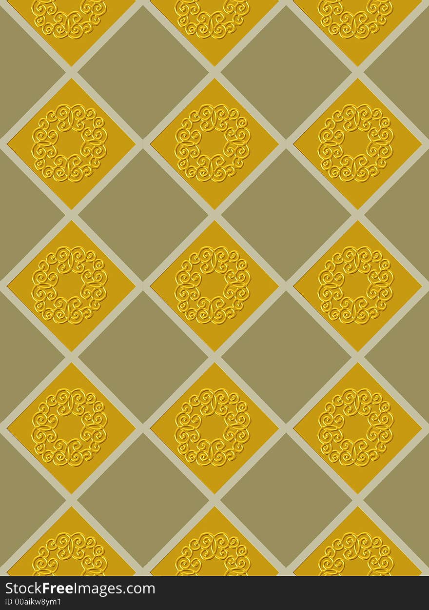 A raised pattern of old world architectural ornamentation that are set in a tiled pattern. Perfect for wall covering, a ceiling, or for use as a scrapbook page. A raised pattern of old world architectural ornamentation that are set in a tiled pattern. Perfect for wall covering, a ceiling, or for use as a scrapbook page