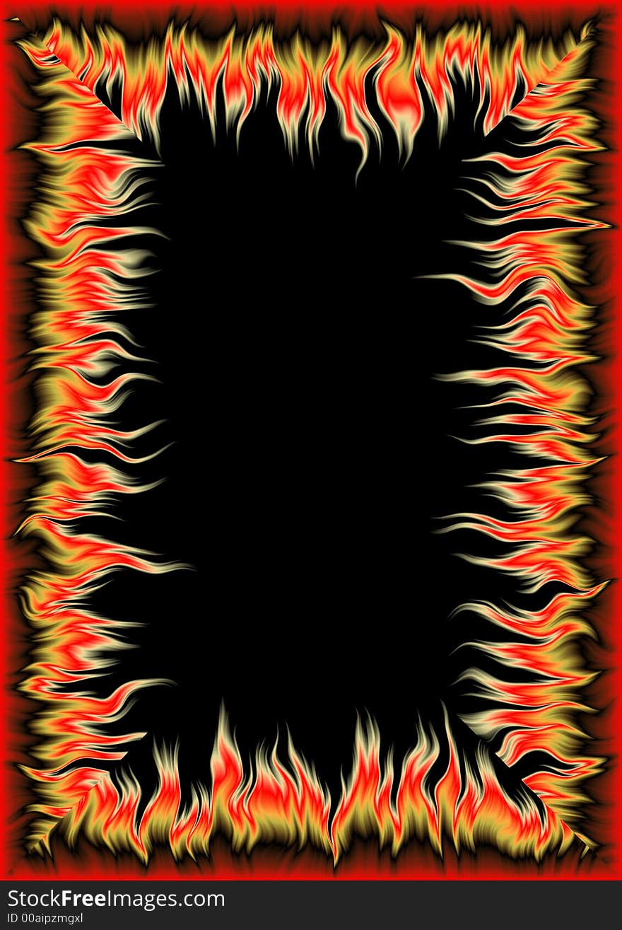 Fire background (white)