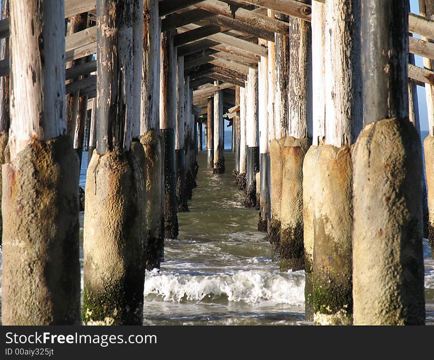 Under the pier