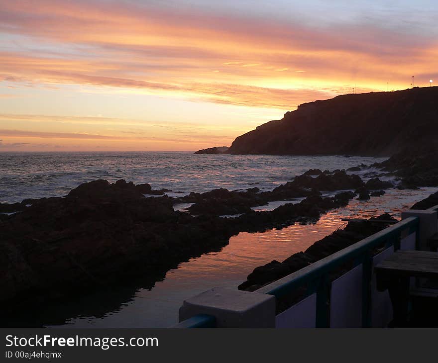 Sunset By The Sea