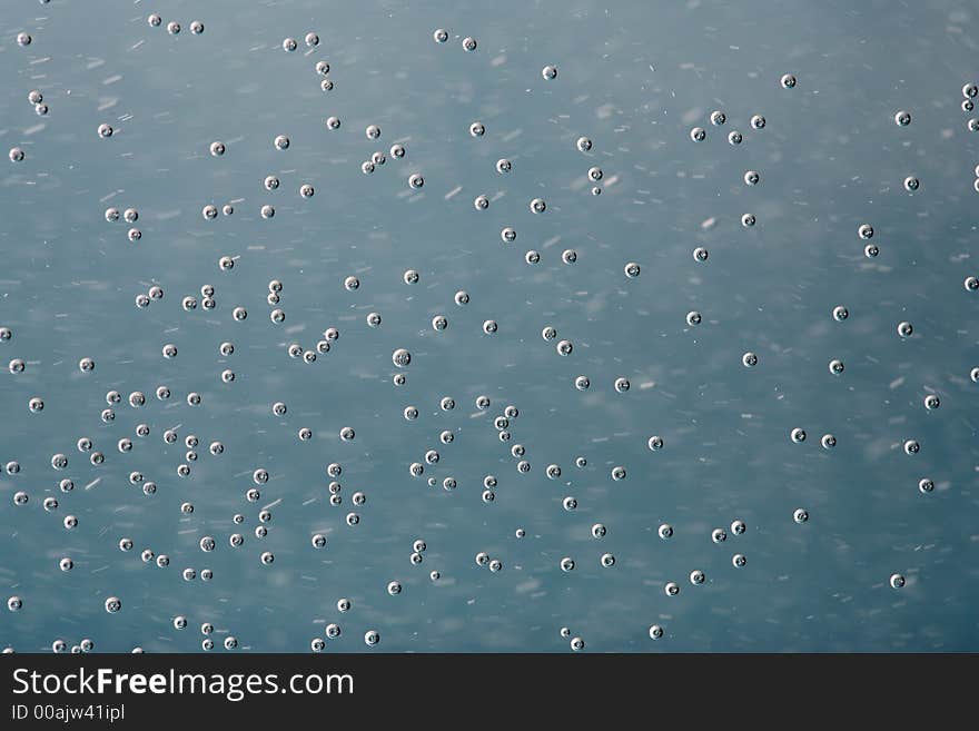 Some bubbles in the water