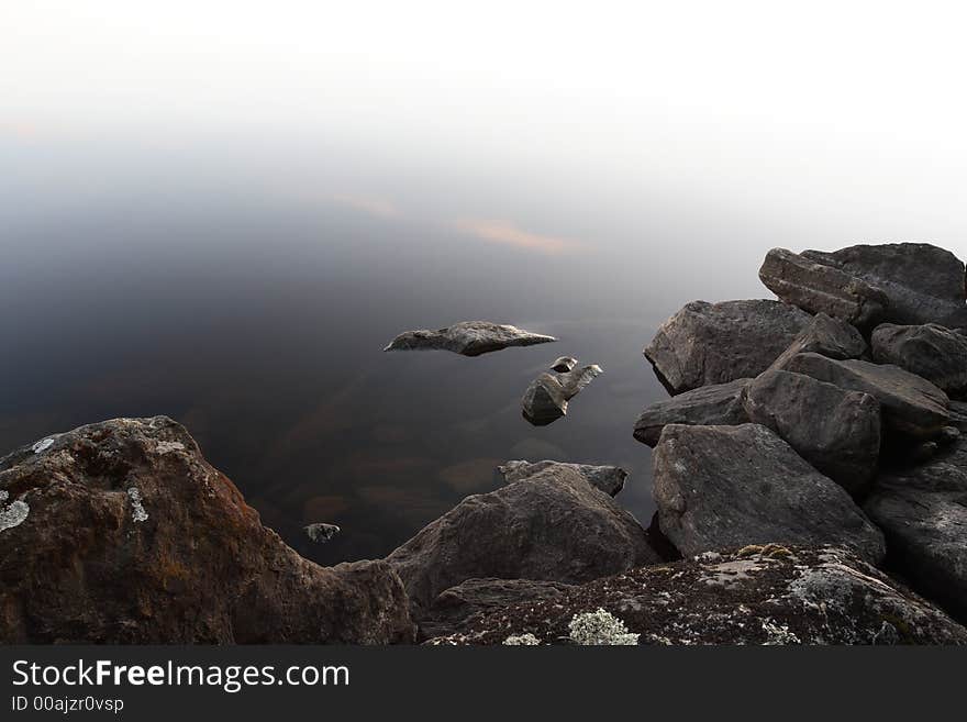 A quiet lake in finland