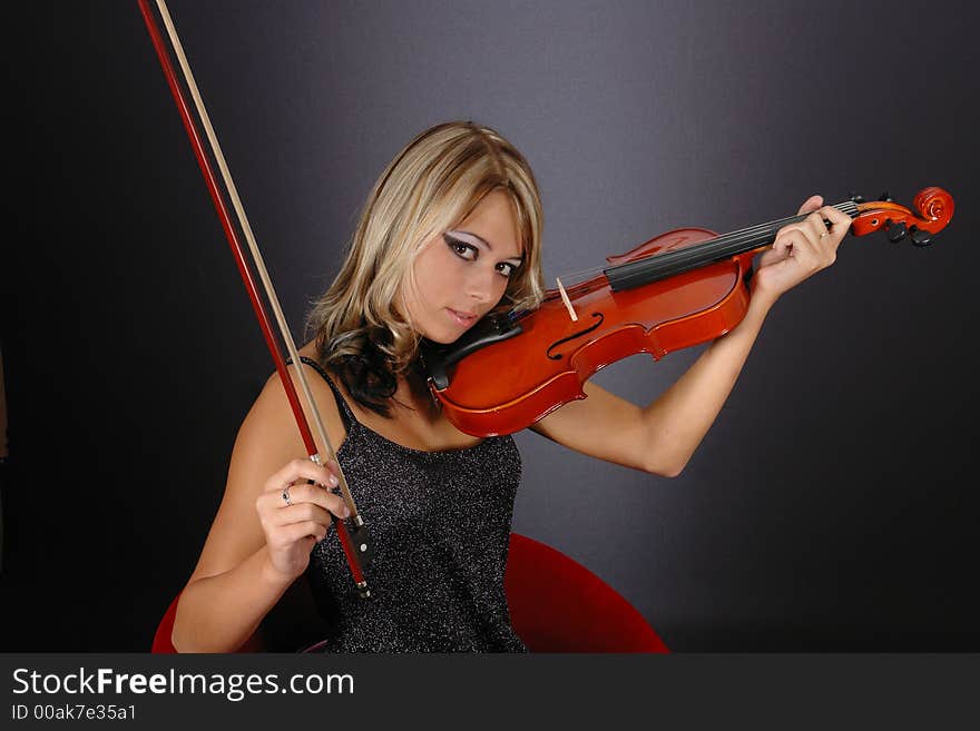 Girl with the violin