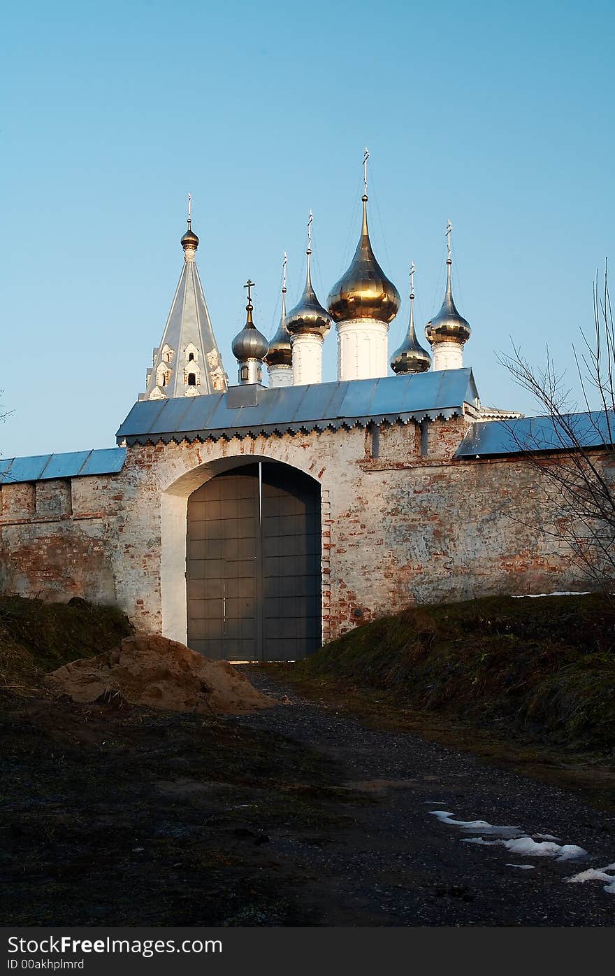 Old monastery in Gorokhovets, Russia