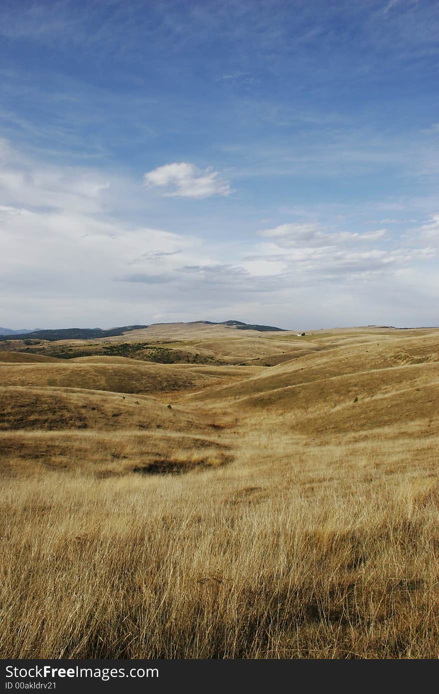 View over the hills of Zlatibor, Serbia