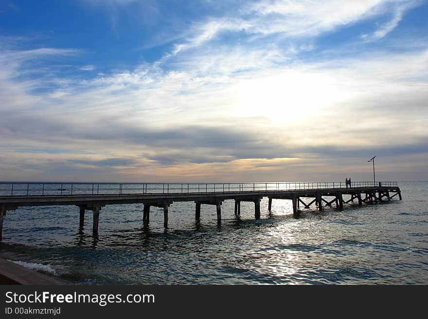 Jetty at Port Julia, South Australia. Jetty at Port Julia, South Australia