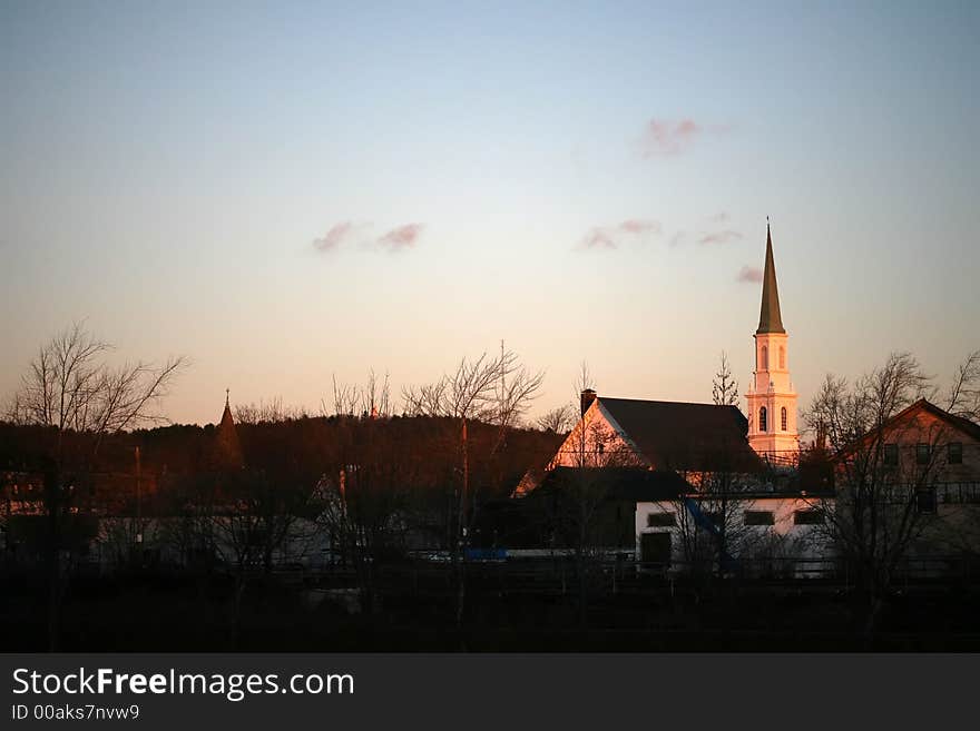 Church At Dawn