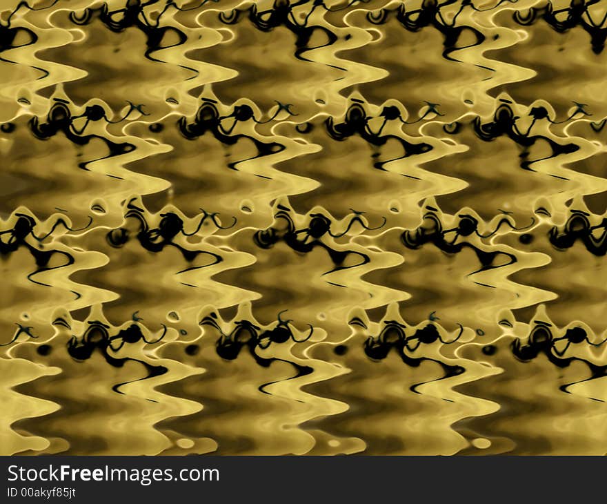 Abstract golden 3D background