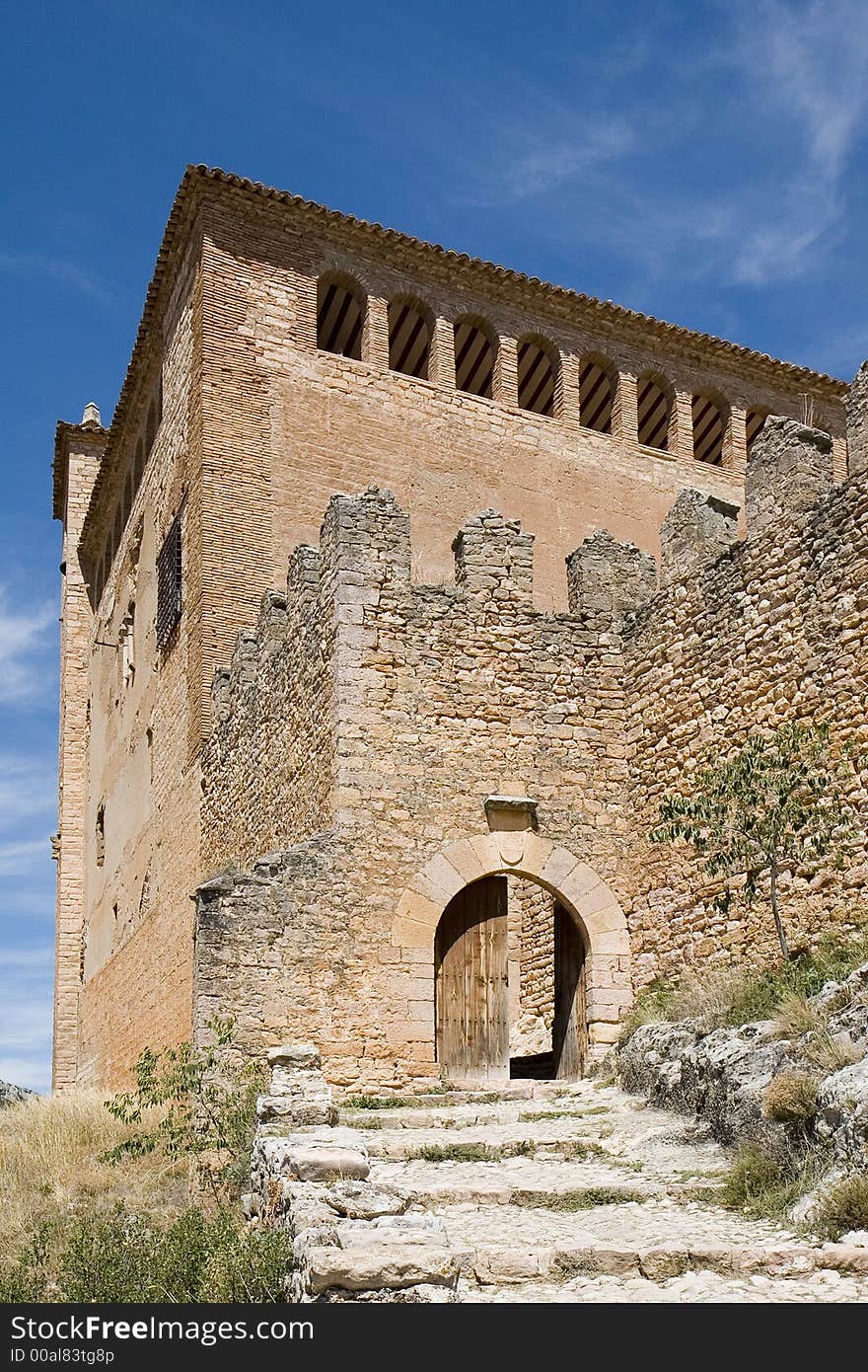 Collegiate church of Alquezar, Huesca, Aragon, Spain. Collegiate church of Alquezar, Huesca, Aragon, Spain