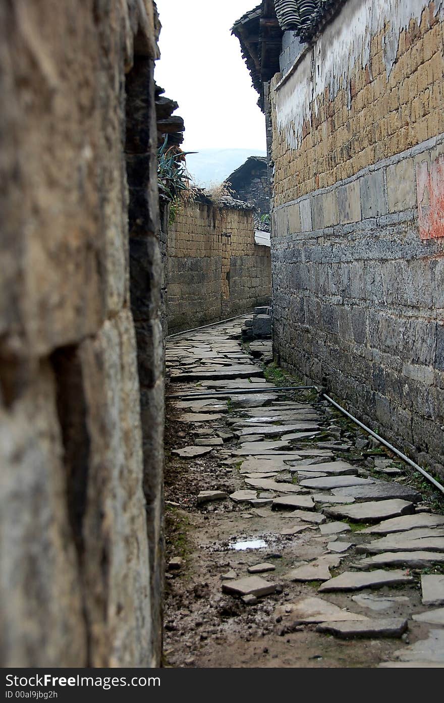 Stone pathway