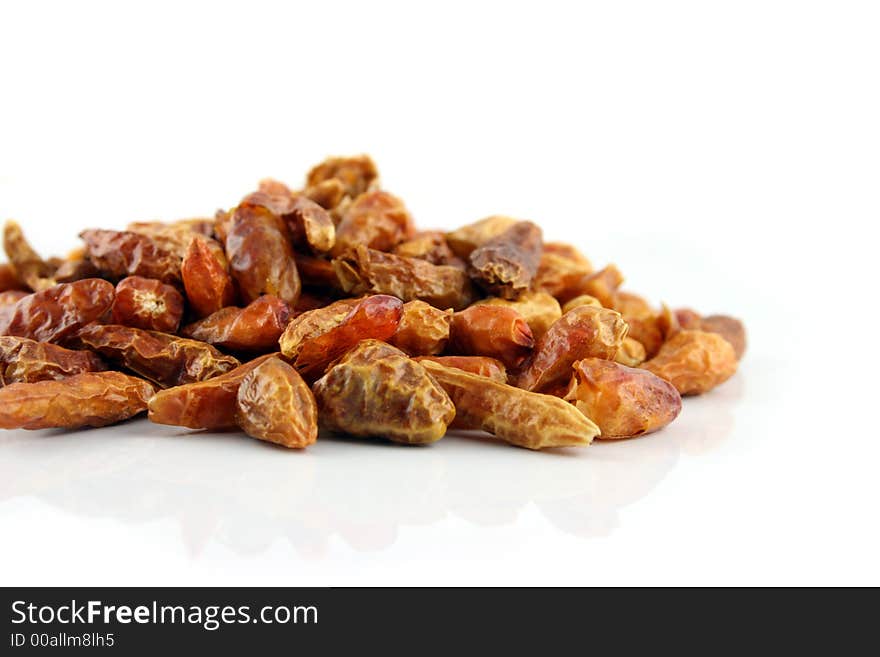 Close up of Dried Chilies