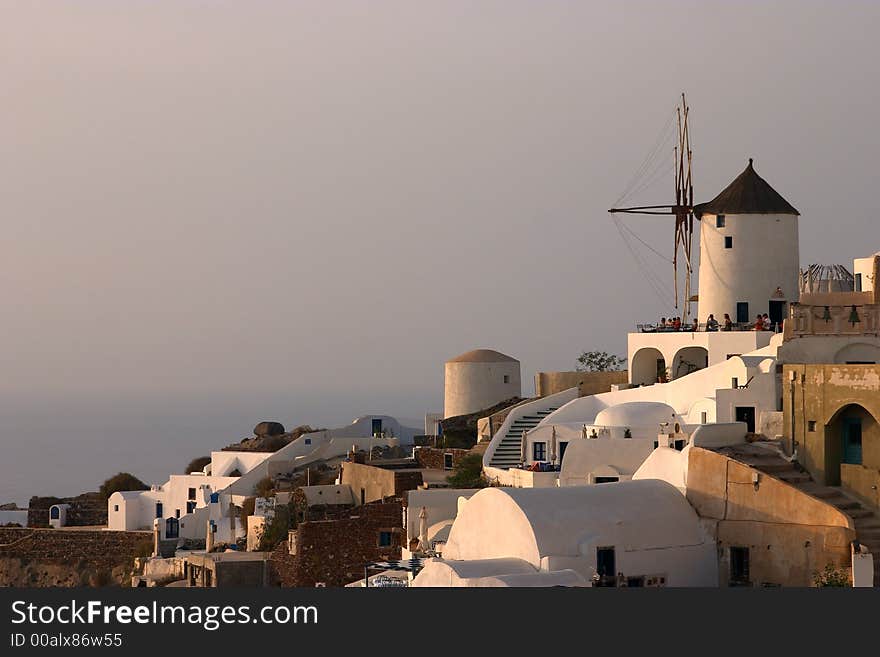 Traditional greek village, Oia, Santorini, Greece