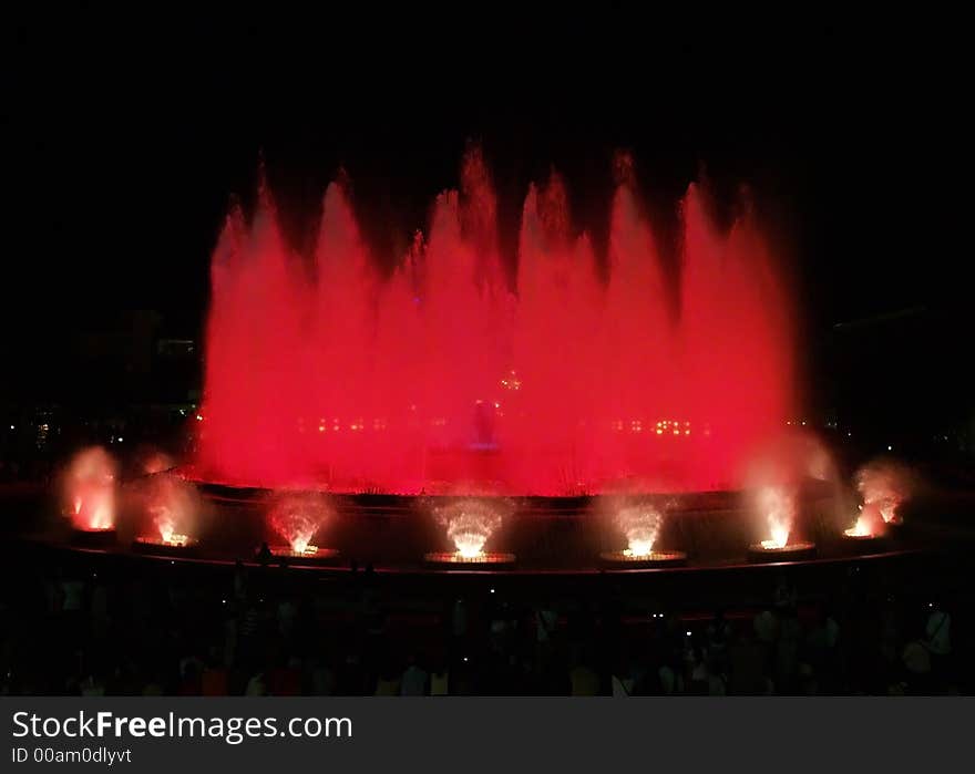 Montjuic (magic) Fountain In Barcelona 3