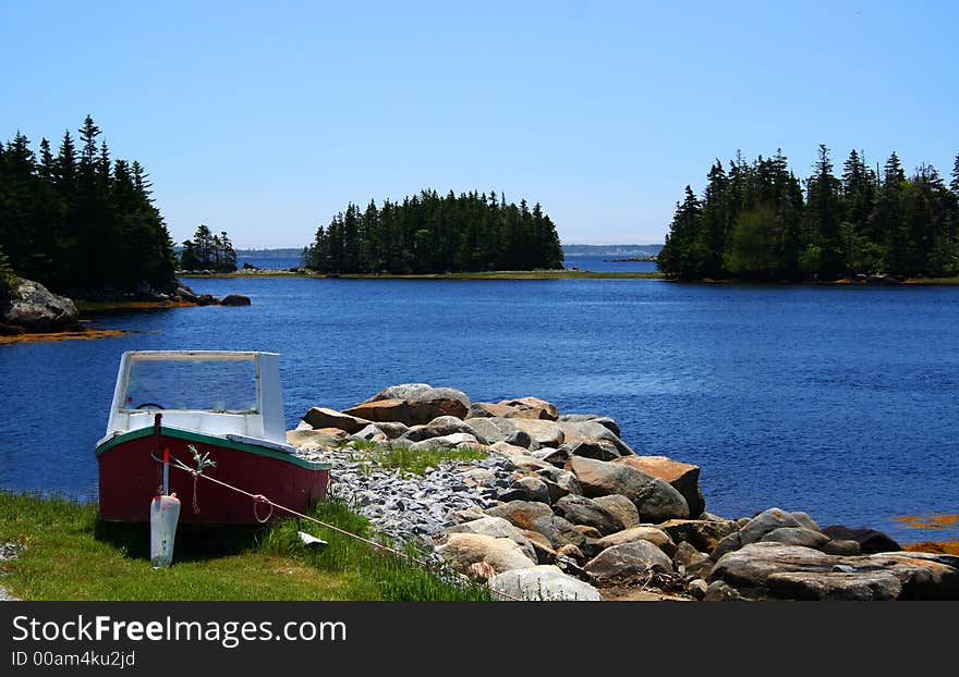 Beached Boat