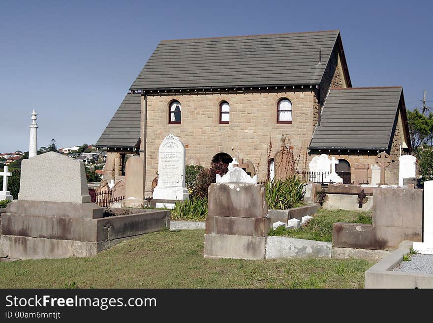 Cemetery House With Graves and Gravestones During Daylight In Sydney Australia