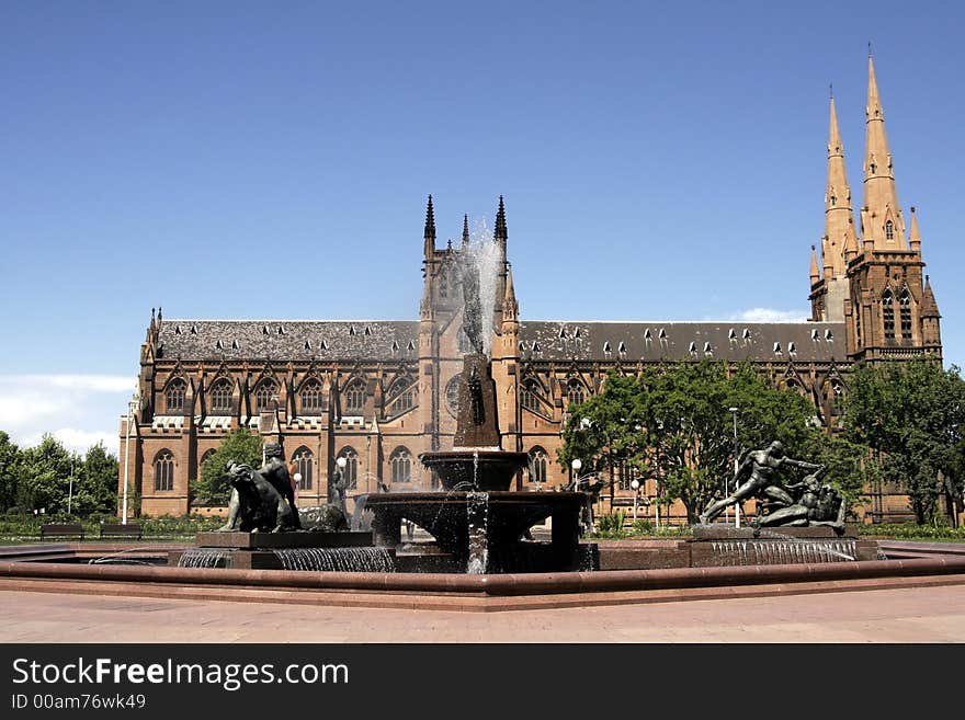 St Mary's Cathedral, Sydney, Australia - Seat of the Roman Catholic Archbishop of Sydney