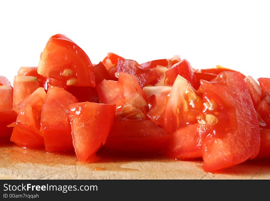 Tomatoes pieces